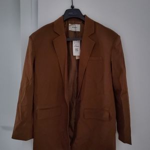 Brown oversized blazer